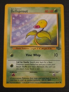 BELLSPROUT Pokemon Jungle Set (1999) Trading Card (49/64)